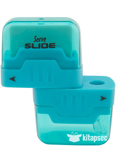 SERVE SLIDE ERASER & SHARPENER
