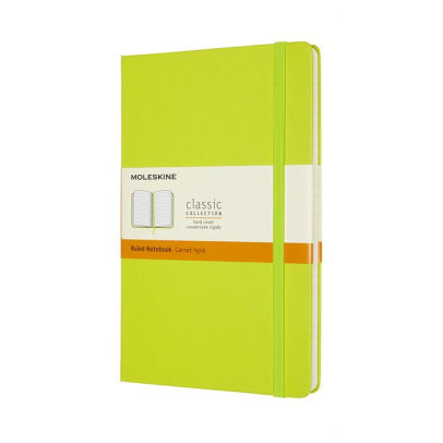 MOLESKINE RULED HARD LEMON GR