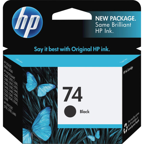 HP 74 (CB335WN) Original Inkjet Ink Cartridge - Black