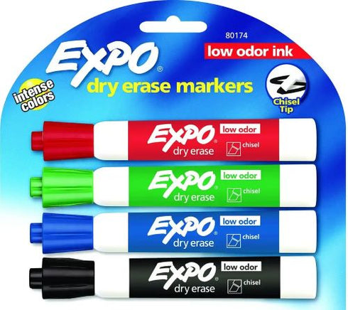 MARKER,DRYERS,LO,CHISEL,4PK