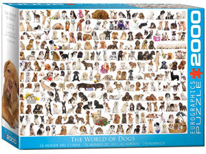 THE WORLD OF DOGS 2000 PC PUZZLE - EUROGRAPHICS