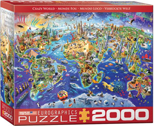 CRAZY WORLD 2000 PIECE PUZZLE