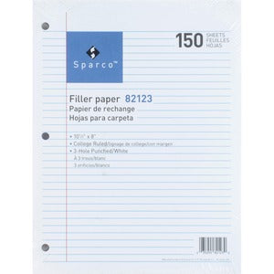 8"X10.5" COLLEGE FILLER PAPER