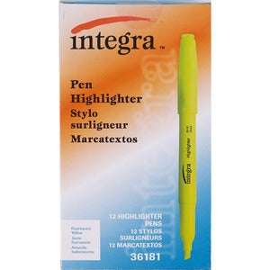 FLU. YELLOW POCKET HIGHLIGHTER