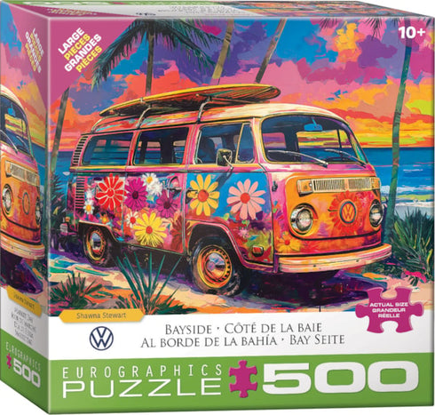 EUROGRAPHICS VW BAYSIDE 500 LARGE PIECE JIGSAW PUZZLE - STEWART. SHAWNA