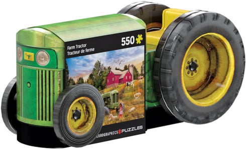 TRACTOR TIN 550 PIECE JIGSAW PUZZLE - EUROGRAPHICS