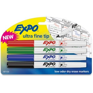 Expo Ultra Fine Dry Erase 4Pk