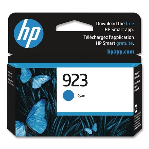 HP 923 CYAN INK CARTRIDGE