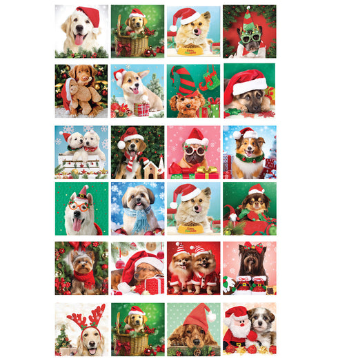 CHRISTMAS PAWS ADVENT CALENDAR PUZZLES - EUROGRAPHICS