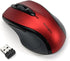 KENSINGTON PRO FIT MID-SIZE WIRELESS MOUSE, RUBY RED (K72422AM)