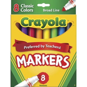 CLASSIC 8PK BROAD MARKERS