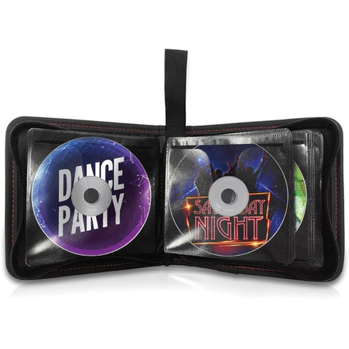 CD CASE CD ZIPS LEATHERETTE 24