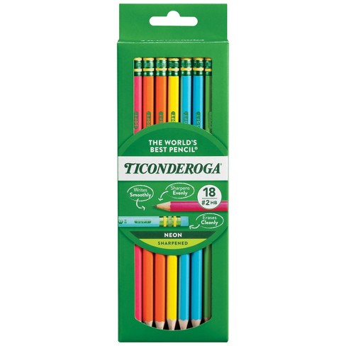 TICONDEROGA NEON #2 PENCILS 18