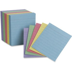 MINI RULED ASSORT INDEX CARDS