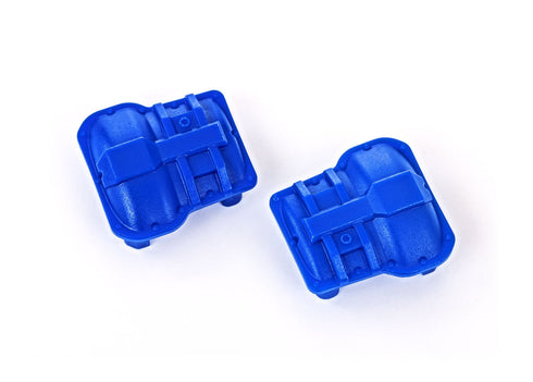 TRX-4M BLUE DIFF COVER, FRONT OR REAR (2) TRA9738-BLUE