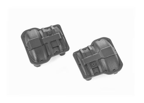 TRX-4M GRAY DIFF COVER, FRONT OR REAR (2) 9738-GRAY