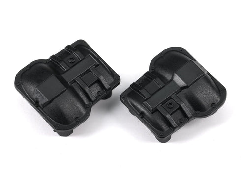 TRX-4M BLACK DIFF COVER, FRONT OR REAR (2) TRA9738