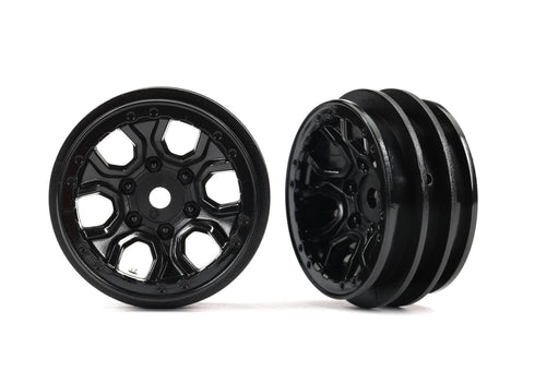 TRAXXAS 9770 WHEELS, 1.0" (BLACK) (2) TRX4-M