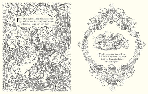 BRAMBLY HEDGE: FESTIVE COLORING BOOK - BARKLEM. JILL