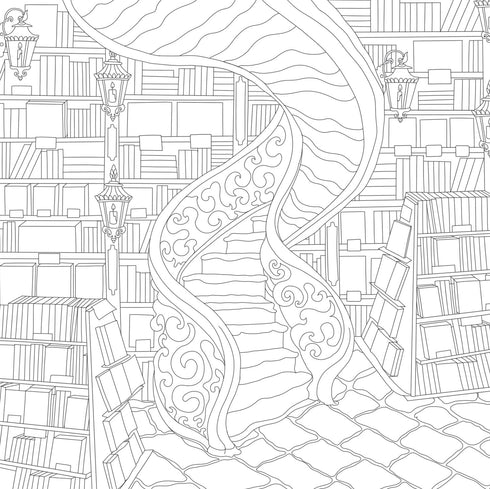 COZY BOOKSHOPS: COLOURING BOOK - LAU. CHRISSY