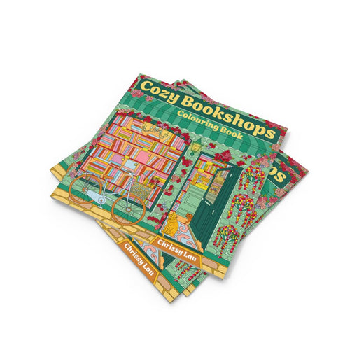 COZY BOOKSHOPS: COLOURING BOOK - LAU. CHRISSY