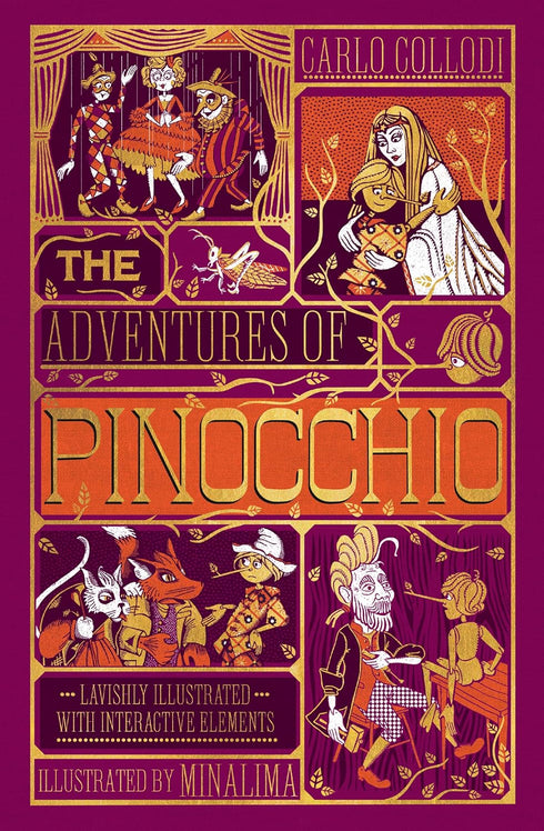 THE ADVENTURES OF PINOCCHIO (MINALIMA EDITION): (ILUSTRATED WITH INTERACTIVE ELE