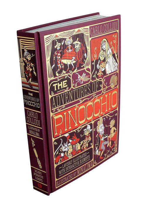 THE ADVENTURES OF PINOCCHIO (MINALIMA EDITION): (ILUSTRATED WITH INTERACTIVE ELE