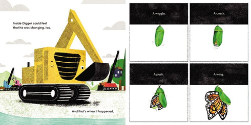 THE DIGGER AND THE BUTTERFLY - KUEFLER. JOSEPH