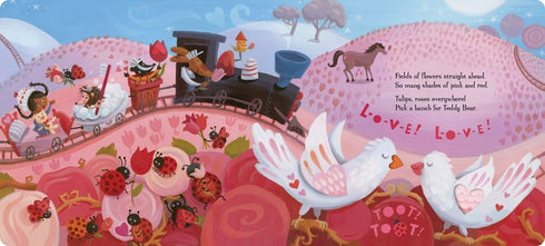 THE GOODNIGHT TRAIN VALENTINE - SOBEL. JUNE; HULISKA-BEITH. LAURA