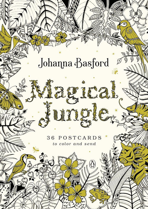MAGICAL JUNGLE: 36 POSTCARDS TO COLOR & SEND - BASFORD. JOHANNA