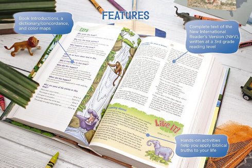 Niv Adventure Bible For Early Readers, Leathersoft by Zonderkidz