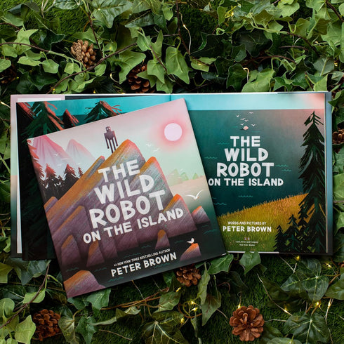 THE WILD ROBOT ON THE ISLAND - BROWN. PETER