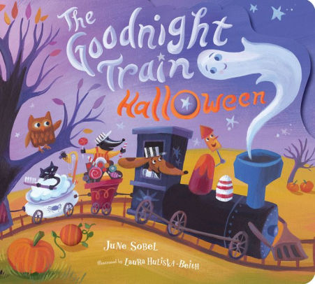 GOODNIGHT TRAIN HALLOWEEN BOARD BOOK: A HALLOWEEN BOOK FOR KIDS - SOBEL. JUNE ;