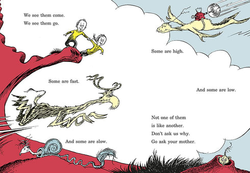 ONE FISH TWO FISH RED FISH BLUE FISH - DR SEUSS CHILDRENS PICTURE