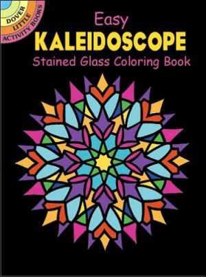 EASY KALEIDOSCOPE STAINED GLASS COLORING BOOK -SMITH. A. G.
