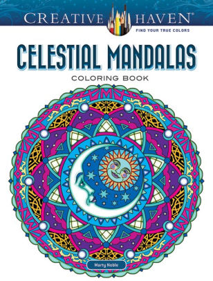 CREATIVE HAVEN: CELESTIAL MANDALAS COLORING BOOK -NOBLE. MARTY