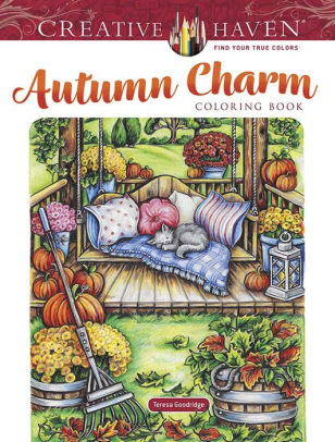 CREATIVE HAVEN: AUTUMN CHARM COLORING BOOK -GOODRIDGE.TERESA