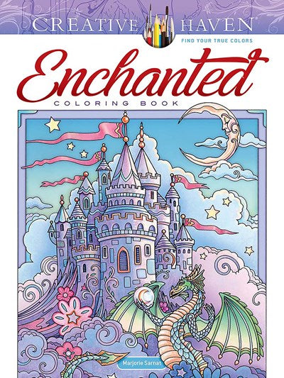 CREATIVE HAVEN ENCHANTED COLORING BOOK - SARNAT. MARJORIE