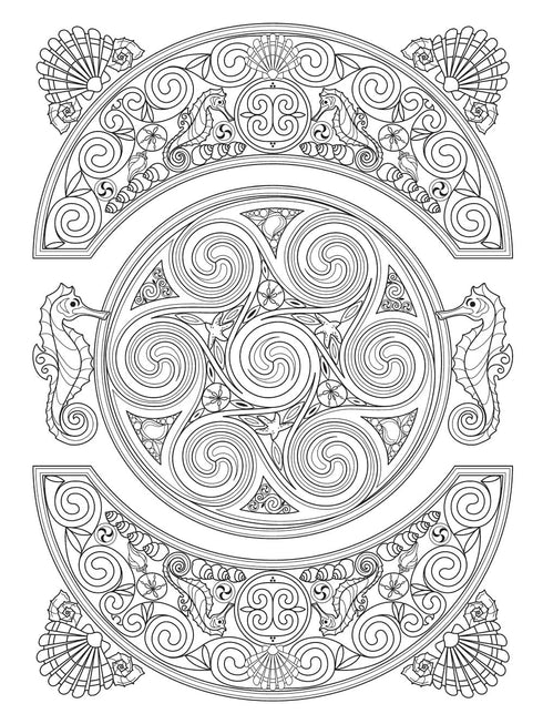 Creative Haven Celtic Nature D