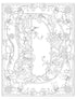 CREATIVE HAVEN BEAUTIFUL FLORAL ALPHABET DESIGN COLORING BOOK - NOBLE. MARTY