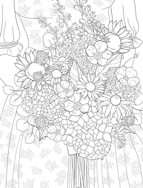 BEAUTIFUL BLOOMS COLORING BOOK - MAZURKIEWICZ. JESSICA