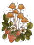 CREATIVE HAVEN THE ART OF MUSHROOMS COLORING BOOK - KONETZKI. HANNAH