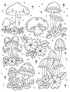 CREATIVE HAVEN THE ART OF MUSHROOMS COLORING BOOK - KONETZKI. HANNAH