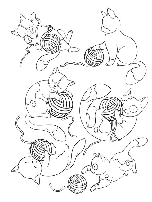 CREATIVE HAVEN CAT MOM COLORING BOOK - TAYLOR. JO