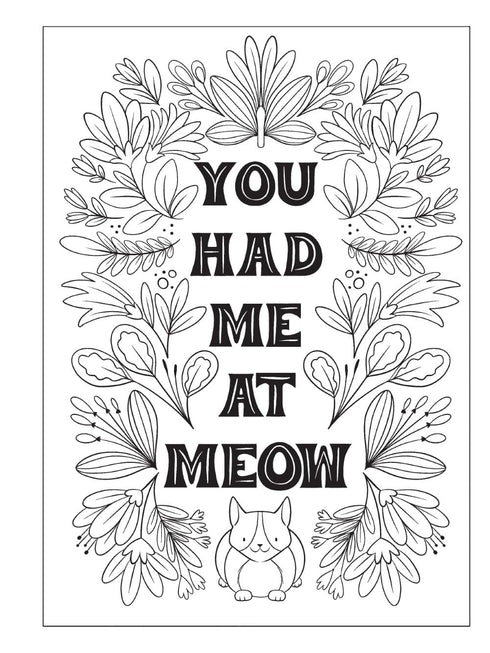 CREATIVE HAVEN CAT MOM COLORING BOOK - TAYLOR. JO