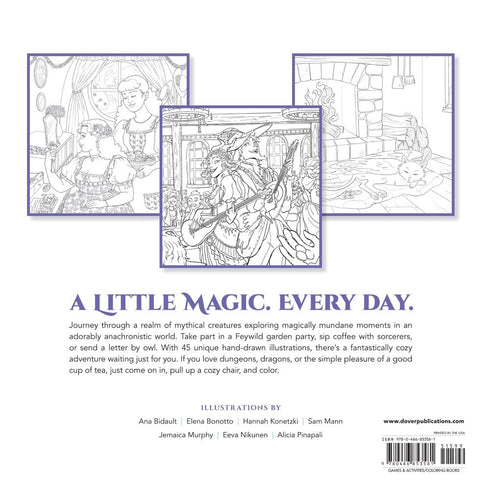 EVERYDAY MAGIC: A COZY FANTASY COLORING BOOK - BIDAULT. ANA