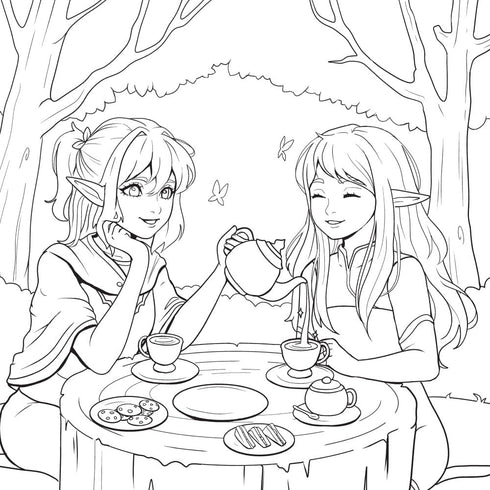 EVERYDAY MAGIC: A COZY FANTASY COLORING BOOK - BIDAULT. ANA