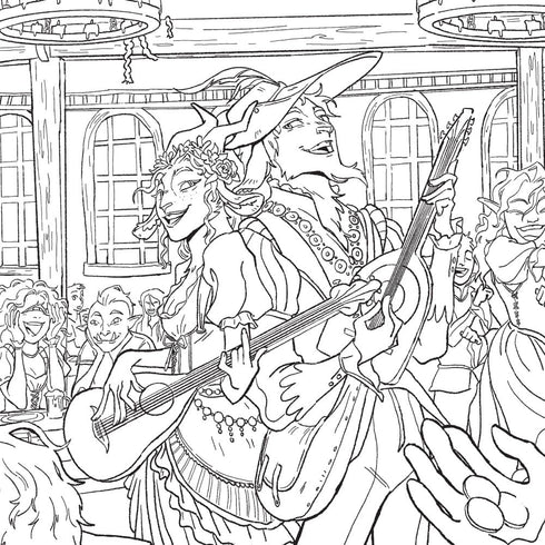 EVERYDAY MAGIC: A COZY FANTASY COLORING BOOK - BIDAULT. ANA