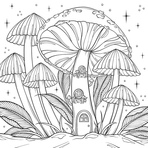 EVERYDAY MAGIC: A COZY FANTASY COLORING BOOK - BIDAULT. ANA