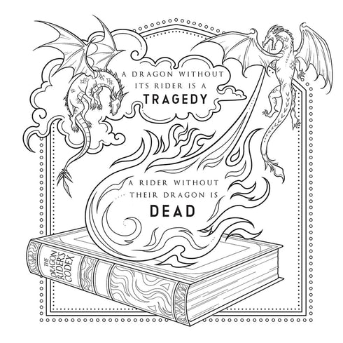 FOURTH WING: THE OFFICIAL COLORING & STICKER BOOK - FENWICK. LYDIA